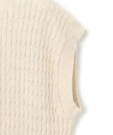 J.PRESS YORK STREET 【WOMEN】コットンケーブル ベスト