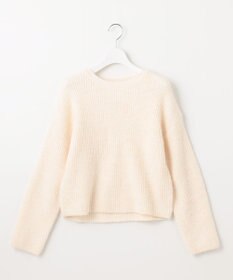 Feroux 【洗える】片畦プルオーバーニット