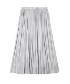 YECCA VECCA シャイニーサテンプリーツスカート