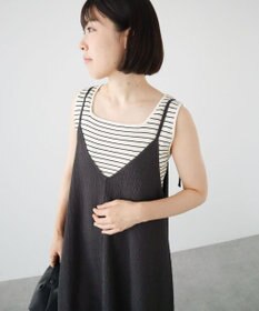 Green Parks BEST PRICE 表面感カットキャミワンピース