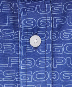 23区GOLF 【MEN】【UVケア/吸水速乾】グラデーションロゴ 半袖ポロシャツ