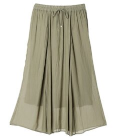 Green Parks サラフレギャザースカート