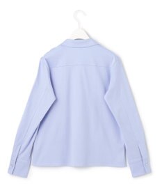 ICB L 【洗える】 コンパクトスムース シャツカラーカットソー