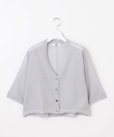 J.PRESS LADIES 【WEB限定カラーあり・洗える】SHEER LIGHT KNIT Vネック カーディガン