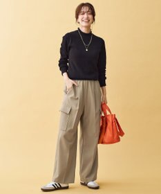 ANY L 【ウエストゴム】カーゴタックパンツ