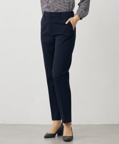 J.PRESS LADIES L 【洗える】T/Rアルガンシルク テーパード パンツ