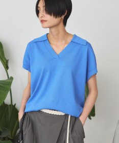 AMERICAN HOLIC フレンチスリーブスキッパールーズニットプルオーバー