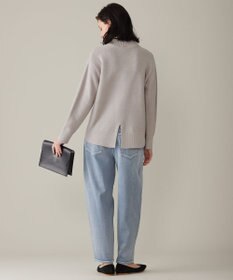 自由区 【洗える】スパングルミドルゲージ ニット