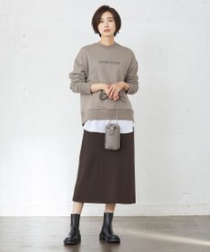 J.PRESS LADIES 【接触冷感・UVケア】レイヤードジャージー カットソー