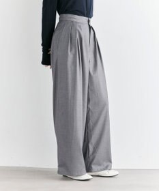 #Newans 【洗濯機可/しわになりにくい】ベリーワイドパンツ