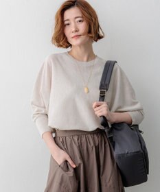 23区 【先行予約】シャイニーシアー ドルマン ニット