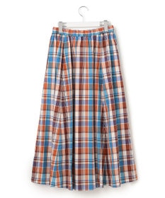 J.PRESS YORK STREET 【WOMEN】チェックフレアスカート