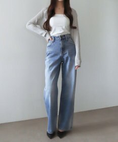 WEGO 【XS～Lサイズ展開/美脚】ストレートデニムパンツ