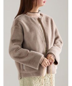 Te chichi リバーシブルファームートンブルゾン