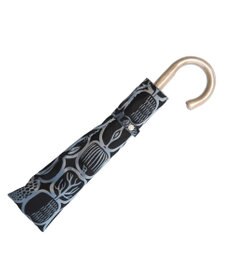 槇田商店 Stig Lindberg FRUKTLADA ブラック 折りたたみ傘