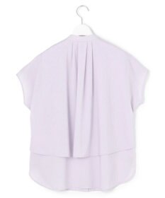 23区 S 【撥水加工/洗える】シアーナイロンツイル レイヤード ブラウス