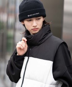 WEGO 【25年秋冬新作/ユニセックス着用ITEM/MLサイズ展開】2WAYパファーベスト