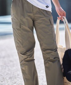JOSEPH ABBOUD MOUNTAIN 【CREA掲載・レディースシルエット・ECO撥水/抗菌性/軽量】タスランワッシャー クライミングカーゴ パンツ