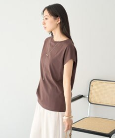 earth music&ecology 【遮熱・接触冷感・UVカット】フレンチスリーブTシャツ