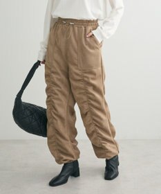 Green Parks ・ＳＵＧＡＲ　ＳＰＯＯＮ　スエード調ギャザーカーコ