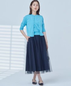 組曲 L 【WEB限定・2SET】シャイニーラメニット×チュールスカート