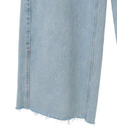 earth music&ecology セルフカットワイドデニムパンツ