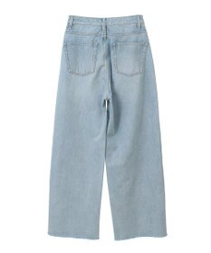 earth music&ecology セルフカットワイドデニムパンツ