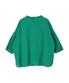 Green Parks Ｉ　ＳＥＴ２点　刺繍７分袖ブラウス＋タンクトップ