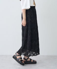 earth music&ecology マジョリカプリーツナロースカート