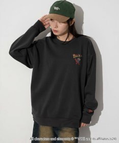 WEGO 【ユニセックス着用ITEM】TOMandJERRYグラフィックプルオーバー