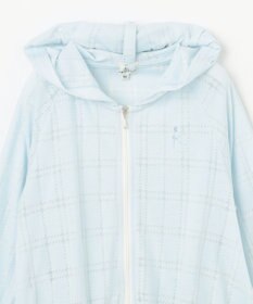 組曲 KIDS 【110-140㎝】【UVケア】オパールチェック パーカー