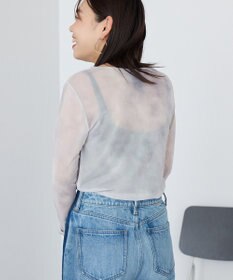 AMERICAN HOLIC ニュアンス柄プリントシアープルオーバー