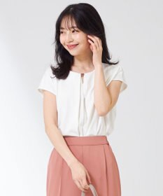 ANY SIS 【吸水速乾・UVケア・接触冷感】コンフォートジャージークリアフレンチスリーブ カットソー