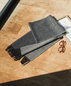 Tiaclasse 【ウール100％】リバーシブルマフラー