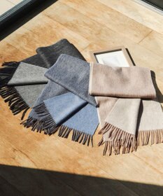 Tiaclasse 【ウール100％】リバーシブルマフラー