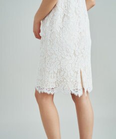 GRACE CONTINENTAL レースタイトドレス