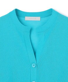 UNFILO シアーフォルムニット キーネックカーディガン