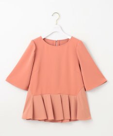 ANY SIS 【撥水・接触冷感・UVカット】コンフォートイージーペプラム  ブラウス