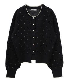 earth music&ecology ラメジャカードカーディガン