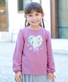 ANY KIDS 裏シャギーミラクルスパンコールトレーナー