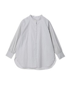 Green Parks パール釦ストライプシャツ