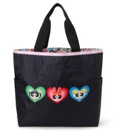 LeSportsac LG REVERSIBLE TOTE/パワーパフ ガールズガールズパワートート