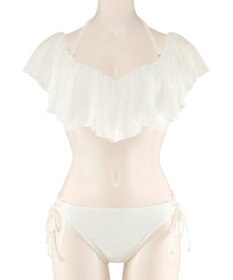 San-ai Resort（三愛水着楽園） 軽い着け心地でしっかり盛れる【楽盛り水着】　フリルワイヤービキニ　9M・11L　【San-ai Resort（サンアイリゾート）】