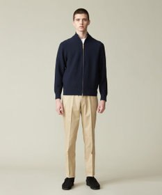 J.PRESS MEN 【KING SIZE】ハイツイストリンクス  フルジップ ニットカーディガン