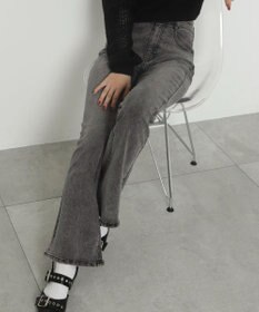 WEGO ストレッチフレアデニムパンツ