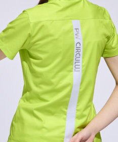 PW CIRCULUS 【WOMEN】メッシュコンビ モックネック  ゴルフウェア レディース