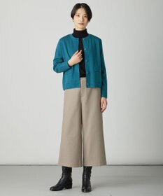 J.PRESS LADIES 【WEB限定カラーあり】ツムギートflannel クロップド パンツ