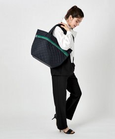 LeSportsac MAXI TOTE BAG/ディープネイビーキルト