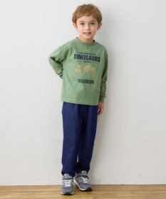 ANY KIDS 恐竜プリント 長袖Tシャツ