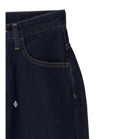 Green Parks ・Ｄｏｕｂｌｅ　Ｆｌａｇｓ　ハナ＆ハート　刺繍デニムパンツ